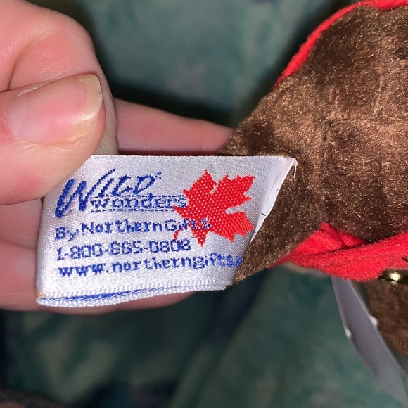 Wild Wonders Moose RCMP Royal Canadian Police Plush 4" Northern Gifts - Picture 6 of 6